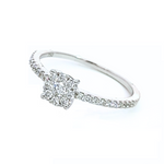 Femme Adorée - Bague - Or Blanc & Diamants