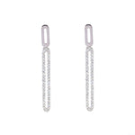 Femme Adorée - Boucles d'Oreilles - Or Blanc & Diamants