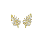 Athos - Boucles d'oreilles - Or jaune & diamants