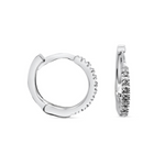 Femme Adorée - Boucles d'Oreilles - Or Blanc & Diamants