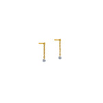La Brune & La Blonde - Boucles d'oreilles - Or Jaune & Diamants