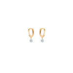 La Brune & La Blonde - Boucles d'oreilles - Or Jaune & Diamants