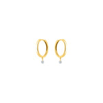 La Brune & La Blonde - Boucles d'oreilles - Or Jaune & Diamants
