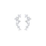Athos - Boucles d'oreilles - Or blanc & diamants