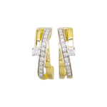 J&A 1970 - Boucles d'oreilles - Or jaune & diamants