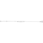 Robbez - Bracelet - Gourmette - Or Blanc
