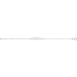 Robbez - Bracelet - Gourmette - Or Blanc