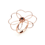 Caterina B - Bague - Or Rose & Spinelle Noire
