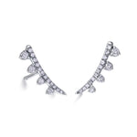 LeCarré - Boucles d'Oreilles - Or Blanc & Diamants