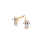 LeCarré - Boucles d'Oreilles - Or Jaune & Diamants