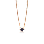 LeCarré - Collier - Or Rose & Diamants Noirs