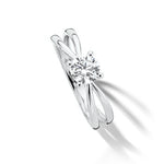 Pigou - Bague - Or Blanc & Zirconium