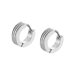 Lotus - Boucles D'oreilles Acier