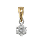J&A 1970 - Pendentif - Or Bicolor & diamant