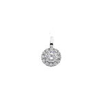 Aucielle - Pendentif - Or Blanc & Zirconium