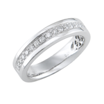 J&A 1970 - Bague - Platine & diamants