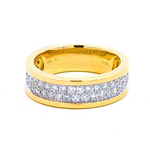 J&A 1970 - Bague - Or Jaune & Diamants