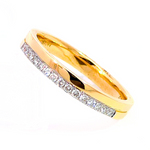J&A 1970 - Bague - Or Jaune & Diamants