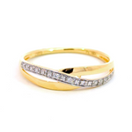 J&A 1970 - Bague - Or Jaune & Diamants