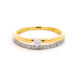 J&A 1970 - Bague - Or Jaune & Diamants