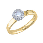 J&A 1970 - Bague - Or jaune & diamants