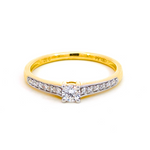 J&A 1970 - Bague - Or Jaune & Diamants