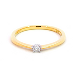 J&A 1970 - Bague - Or Jaune & Diamant