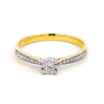J&A 1970 - Bague - Or Jaune & Diamants