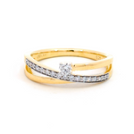 J&A 1970 - Bague - Or Jaune & Diamants