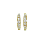 J&A 1970 - Boucles d'oreilles - Or jaune & diamants