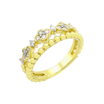 J&A 1970 - Bague - Or jaune & diamants