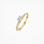 Blush Lab Diamonds - Bague - Solitaire accompagné