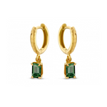 Pigou - Boucles d'Oreilles - Or Jaune & Tourmaline verte