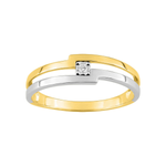 Robbez - Bague - Or bicolore & diamant