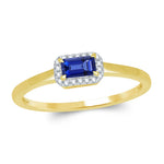 Aurum Adamas - Bague - Or jaune, saphir & diamants