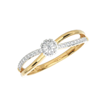 Aurum Adamas - Bague - Or jaune & diamants