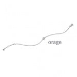 Orage - Bracelet - Argent & Diamant Lab