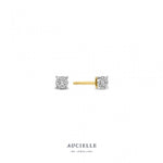 Aucielle - Boucles d'Oreilles - Or Jaune & Diamants