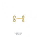 Aucielle - Boucles d'Oreilles - Or Jaune & diamants