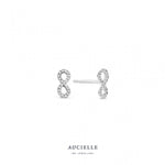 Aucielle - Boucles d'Oreilles - Or Blanc & diamants