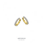 Aucielle - Boucles d'oreilles - Or jaune & zirconium