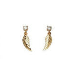 Aucielle - Boucles d'Oreilles - Or Jaune & Zirconium
