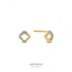 Aucielle - Boucles d'Oreilles - Or Jaune & Diamants