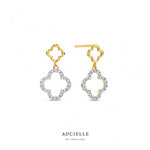 Aucielle - Boucles d'Oreilles - Or Jaune & diamants