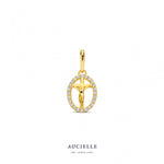 Aucielle - Pendentif - Or Jaune & zirconiums