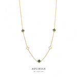 Aucielle - Collier - Or Jaune & Malachite