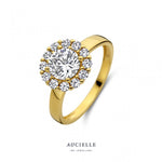 Aucielle - Bague - Or Jaune & Zirconium
