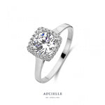 Aucielle - Bague - Or Blanc & Zirconium