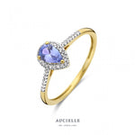 Aucielle - Bague - Or Jaune, Tanzanite & Diamants