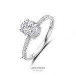 Aucielle - Bague - Or Blanc & Zirconium